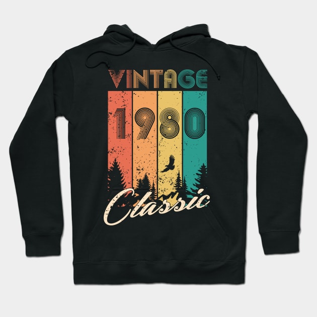 40th birthday gifts for men and women 1980 gift 40 years old Hoodie by CheesyB